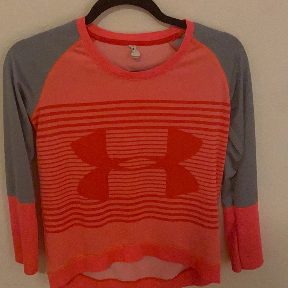 Under Armour Girls Pink Long Sleeve